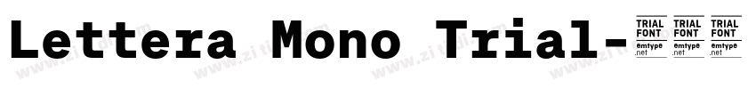 Lettera Mono Trial字体转换